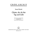 Christe, der du tot Tag und Licht -Motette-