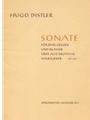 Sonate uber alte deutsche Volkslieder op. 15a