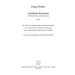 Drei geistliche Konzerte fur Sopran und Orgel (manualiter) oder Cembalo op. 17
