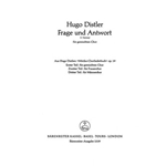 Frage und Antwort (Fragst du mich, woher die bange Liebe) (1. Fassung aus "Morike-Chorliederbuch" op