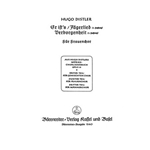 Er ist's / Jagerlied / Verborgenheit (aus "Morike-Chorliederbuch" op. 19)
