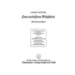 Das verlassene Magdlein (Fruh, wann die Hahne krahn) (aus "Morike-Chorliederbuch" op. 19)