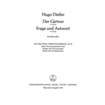 Der Gartner (Auf ihrem LeibroSlein, TTB). 3. Fassung - Frage und Antwort (Fragst du mich, woher die