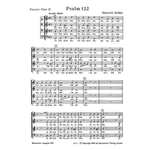 Ich freu mich des, das mir geredt ist fur 2 Favoritchore, 2 Capellchore und Basso continuo SWV 26 -P
