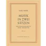 Musik in zwei Satzen op. 53/2 (1954) -Ausgabe fur String Quartet-