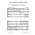 Wie lieblich sind deine Wohnungen op. 82 -Motette- (Psalm 84 aus "Kleiner Psalter" (1950))