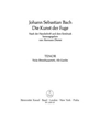 The Art of Fugue BWV 1080 -Viola part (version for string quartet)- (Edition according to the autogr