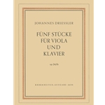 funf Stucke fur Viola und Klavier op. 24/3b (1952)