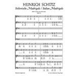 Io moro, ecco ch'io moro - Ich sterbe, siehe, nun sterb' ich SWV 13 -Italienisches Madrigal Nr. 13-