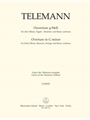 Ouverture fur drei Oboen, Fagott, Streicher und Basso continuo g-Moll TWV 55:g4