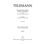 Ouverture des Nations anciens et modernes fur Streicher und Basso continuo G-Dur TWV 55:G4