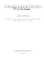 Die Sintflut op. 97 (1954/1955) -Kantate nach dem Bericht aus dem ersten Buch Mose fur Mixed Choir a