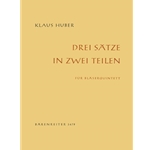 drei Satze in zwei Teilen (1958/1959) -Kammermusik fur 5 Instrumente-