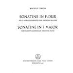 Sonatine fur Blockflote oder Oboe und Klavier F-Dur (1970)