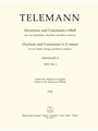 Ouverture und Conclusion fur two Querfloten, Streicher und Basso continuo e-Moll