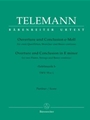 Ouverture und Conclusion fur zwei Querfloten, Streicher und Basso continuo e-Moll TWV 55:e1 -"Tafelm