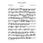 Concerto for Flute, Violin, Violoncello, Strings and Basso Continuo A major TWV 53:A 2 -Tafelmusik I