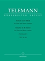 Sonate for Flute and Basso continuo Nr. 1 B minor TWV 41:h4 -"Tafelmusik I"-