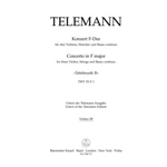 Concerto for three Violins, Strings and Basso Continuo F major TWV 53:F1 (Tafelmusik II)
