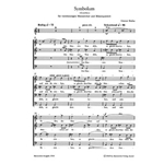 Symbolum -Komposition fur Mannerchor und Blaserquintett- (Des Maurers Wandeln, es gleicht dem Leben)