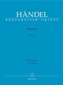 Tamerlano HWV 18 -Dramma per musica in thre acts-