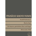 Musica spei (1968) -Bibeltexte fur Solostimme und Chor (4-10stimmig) mit 2 Sonaten fur Orgel. Zur Au