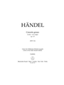 Concerto grosso G-Dur op. 3/3 HWV 314
