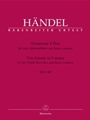 Triosonate fur zwei Altblockfoten und Basso continuo F-Dur HWV 405