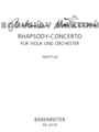 Rhapsody-Concerto for Viola and Orchestra (1952)