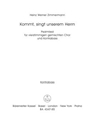 Kommt, singt unserem Herrn (1960/1964) -Psalmlied fur Chor und Kontrabass-