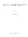 Vesper for Chamber Choir and three Instruments (New version 2010)