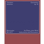 Concertino fur Klavier, Blaser und Schlagzeug op. 21 (1963)