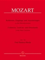 Kadenzen, Eingange und Auszierungen zu den Klavierkonzerten von Wolfgang Amadeus Mozart