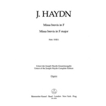 Missa brevis F major Hob. XXII:1 (Fruhe Streicherfassung und spatere Fassung mit Wind Instrumentsn u