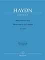 Missa brevis F major Hob. XXII:1 (Fruhe Streicherfassung und spatere Fassung mit Wind Instrumentsn u