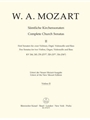 Complete Church Sonatas, Volume 2 - Five Sonatas for two Violins, Organ, Violoncello and Bass-