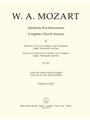 Complete Church Sonatas, Volume 5 -Sonata C major K. 263 for two Violins, two Trumpets, Organ, Violo