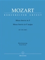 Missa Brevis In F Major