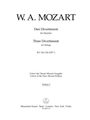 three Divertimenti for Strings K. 136-138 (125a-c)