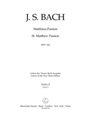 St Matthew Passion - Orch 1, Violin 2