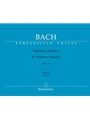 St Matthew Passion - Organ Score
