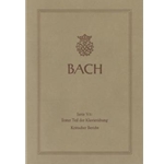 First Part of the Clavier Ubung. Six Partitas BWV 825-830