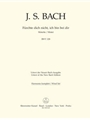 Fuerchte dich nicht, ich bin bei dir for two four-part Mixed choirs A major BWV 228 -Motet-