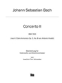 Concerto for Violoncello, Strings and Basso continuo A minor (after BWV 593)