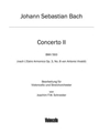 Concerto for Violoncello, Strings and Basso continuo A minor (after BWV 593)