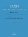 Konzert fur Oboe d'amore (Oboe), Streicher und Basso continuo A-Dur -Rekonstruiert nach BWV 1055-