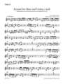Concerto for Oboe, Violin, Strings and Basso Continuo C minor -Reconstruction of a lost solo concert