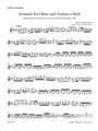 Concerto for Oboe, Violin, Strings and Basso Continuo C minor -Reconstruction of a lost solo concert