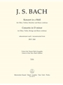 Concerto for Oboe, Violin, Strings and Basso Continuo C minor -Reconstruction of a lost solo concert