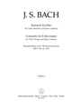 Concerto for Viola, Strings and Basso continuo E-flat major -Reconstruction after the Cantatas BWV 1